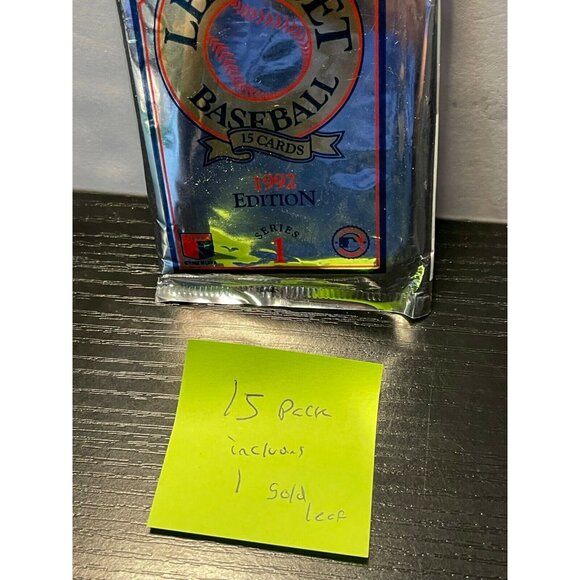 Leaf Baseball cards 1992 edition series 1 Gold set of 15 MLB - Picture 6 of 6